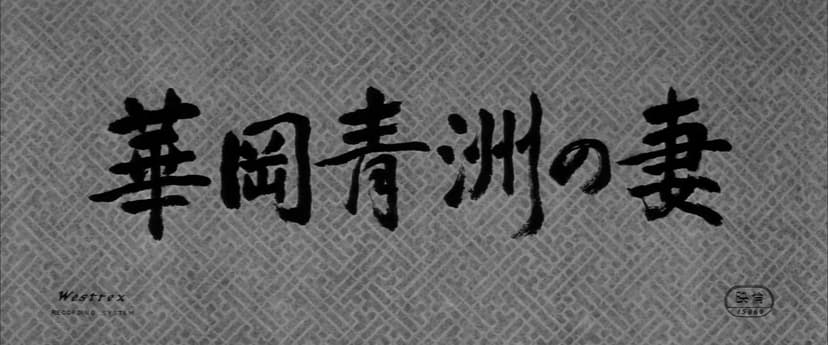 The Wife of Seishu Hanaoka